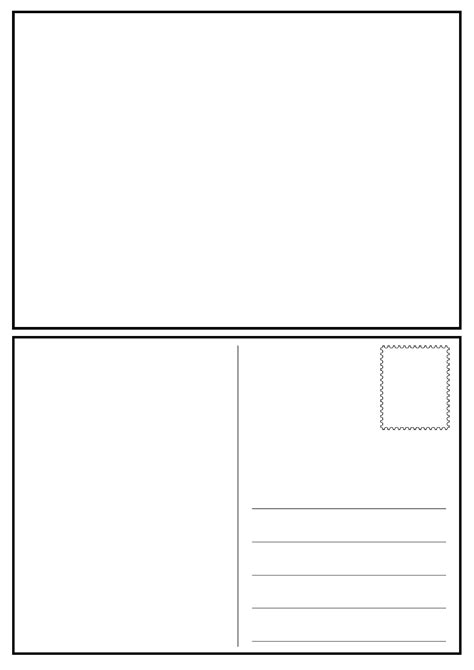 Postcard Template .